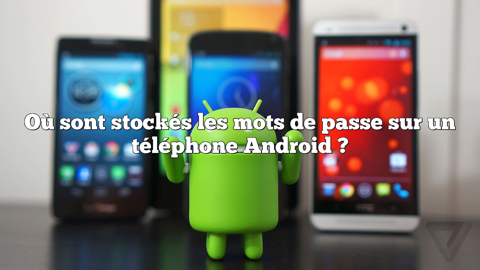 Où sont stockés les mots de passe sur un téléphone Android ?